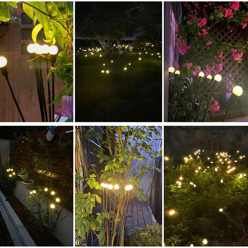 Luz de Iluminação de jardim LED Light Starbust, movida a Energia Solar - FRETE GRÁTIS PARA TODO PAÍS!