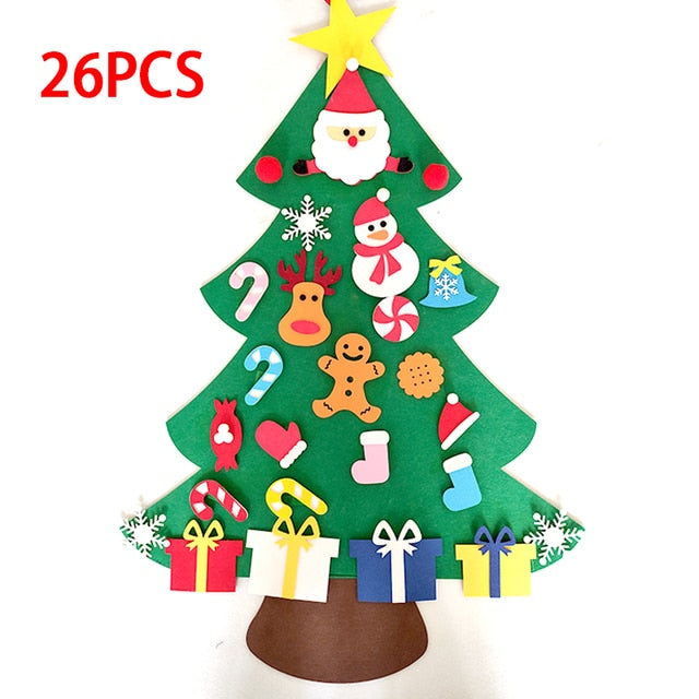 Árvore de Natal Educação Infantil Feltro 2022/2023 + 5 Metros de corda de Luz