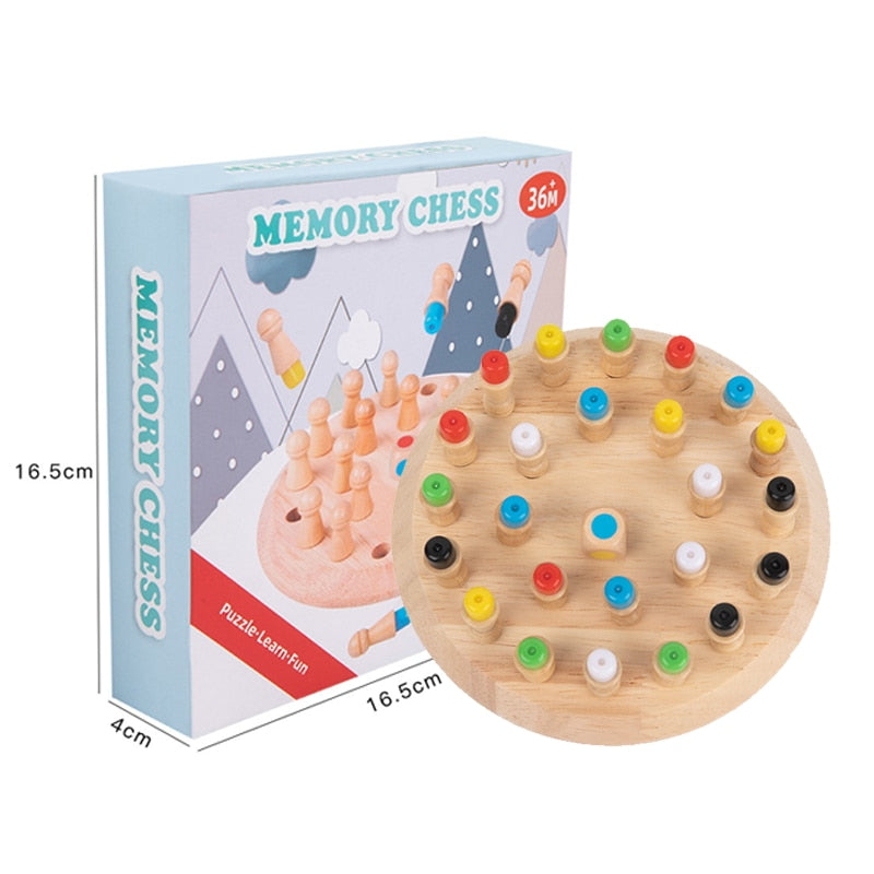 Jogo da memória Xadrez Educacional Memory Kids - Excelente para Crianças e Idosos