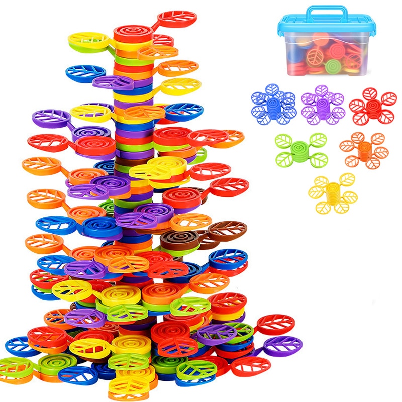 Brinquedo de bloco de construção Montessori infantil - TREE GAME KIDS