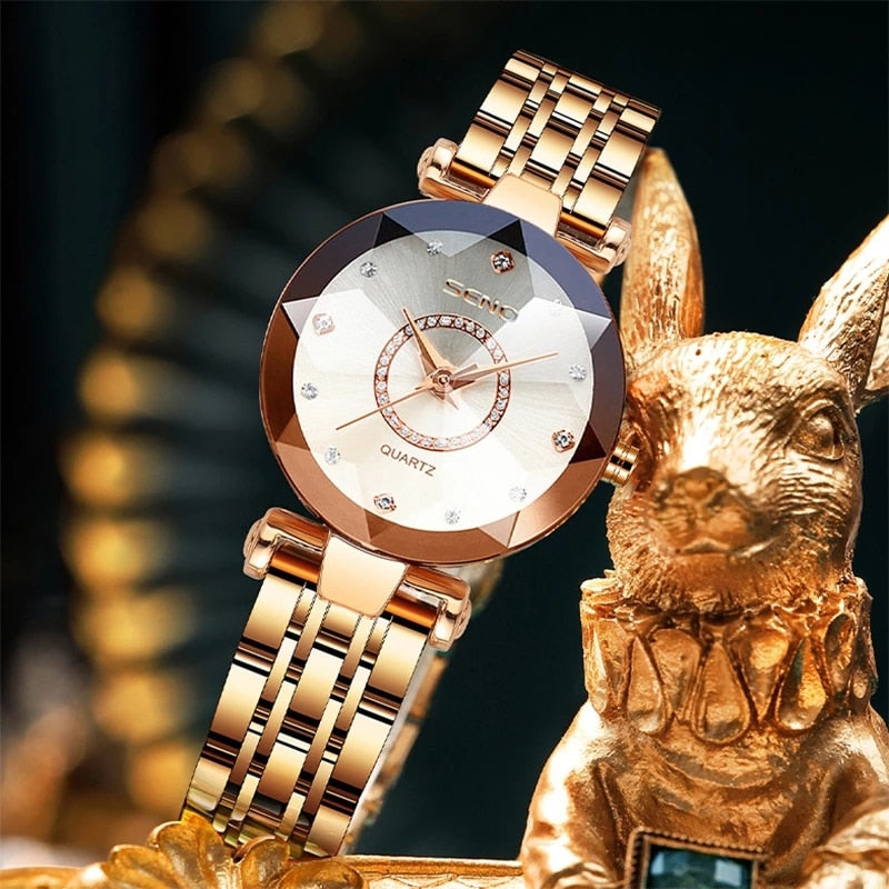 Relógio Charme feminino - O Luxuoso e Empoderado Starry Luxury SENO