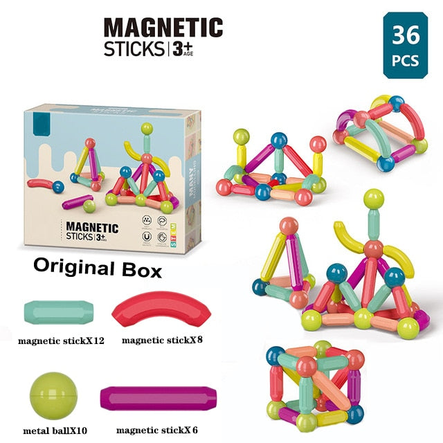 Magnetic Kids - Bloco Construtor Magnético Educacional