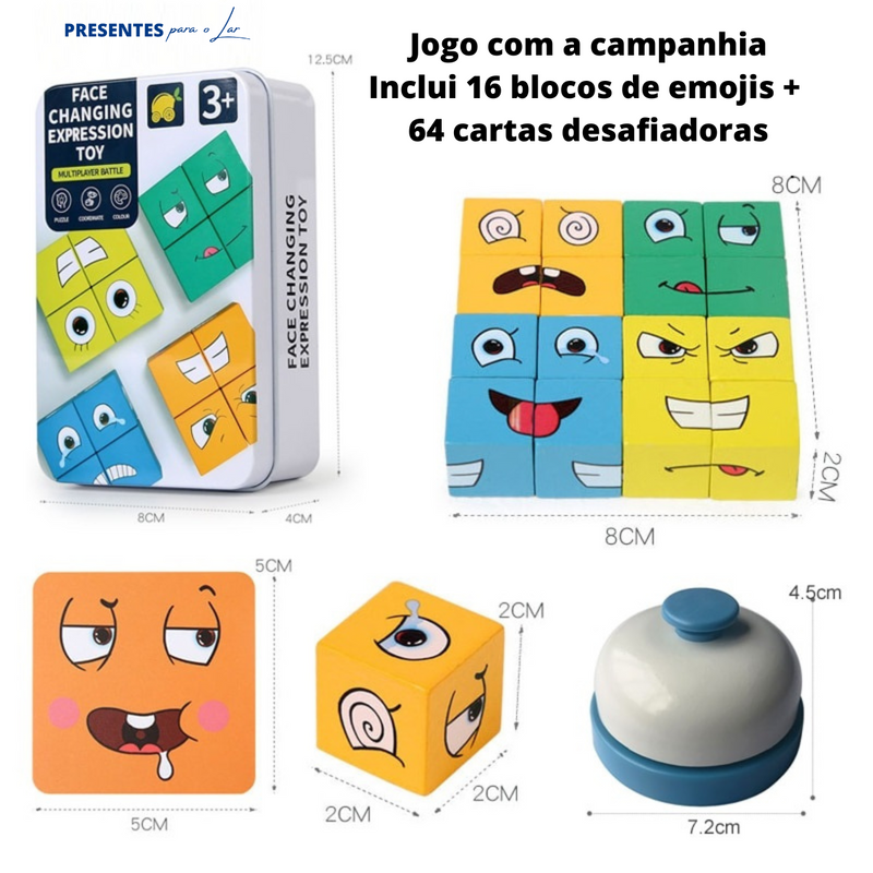 Emojis Toys Kids - Jogo de construção de emojis Montessori